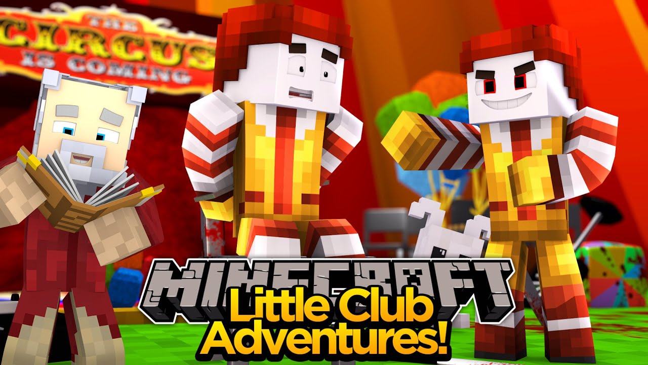 Minecraft Little club Adventures - Evil Ronald McDonald Has A Hostage!!!