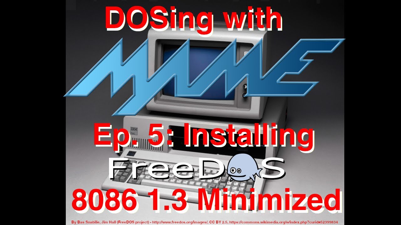 DOSing with MAME: Ep. 5: Installing FreeDOS 8086 1.3 Minimized -- #doscember #doscember2022