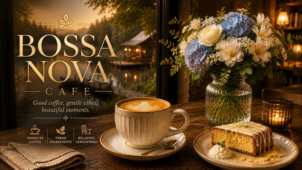 Elegant Jazz Music ☕ Soft Bossa Nova Coffee for a Peaceful Start, Relax & Focus