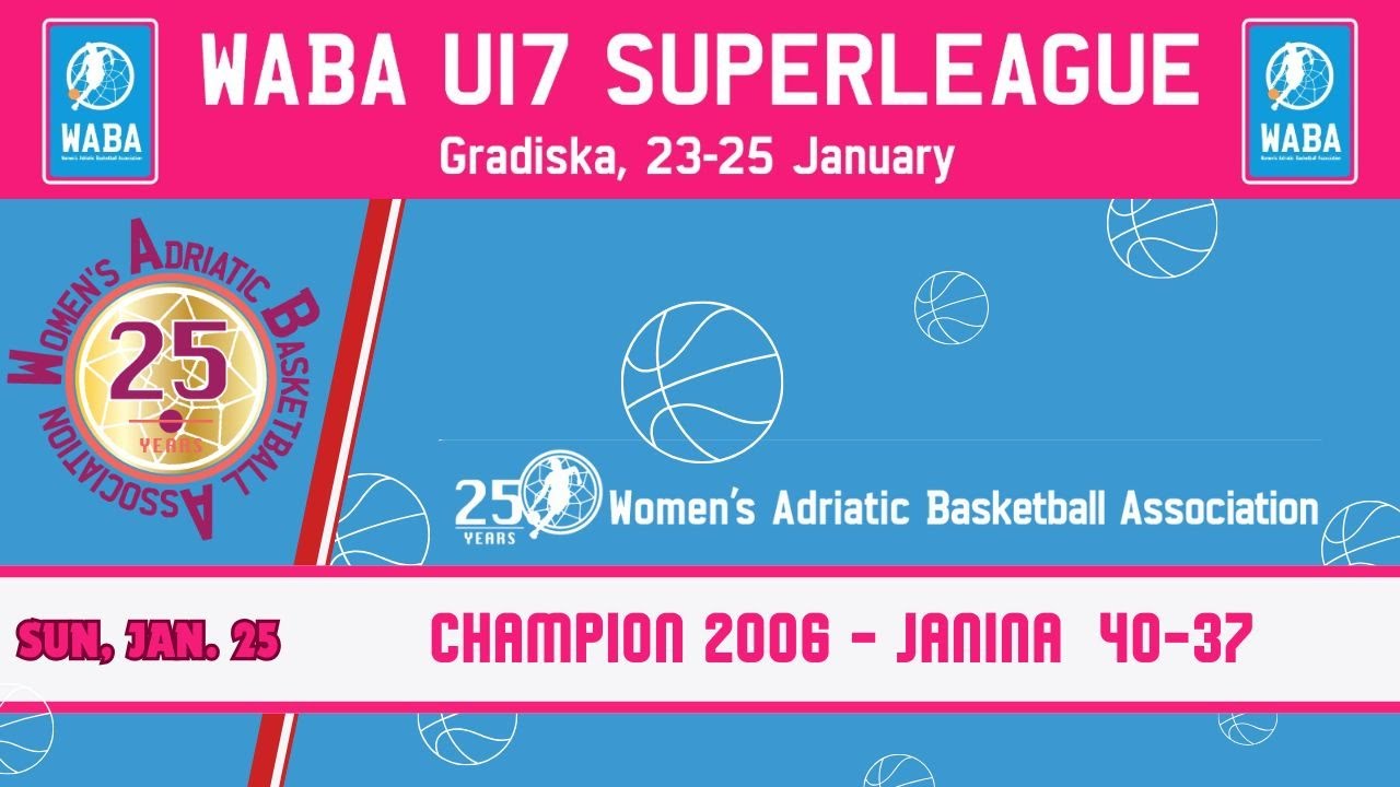 2025-26 WABA U17 Superleague: Champion 2006-Janina 40-37 (25/01)