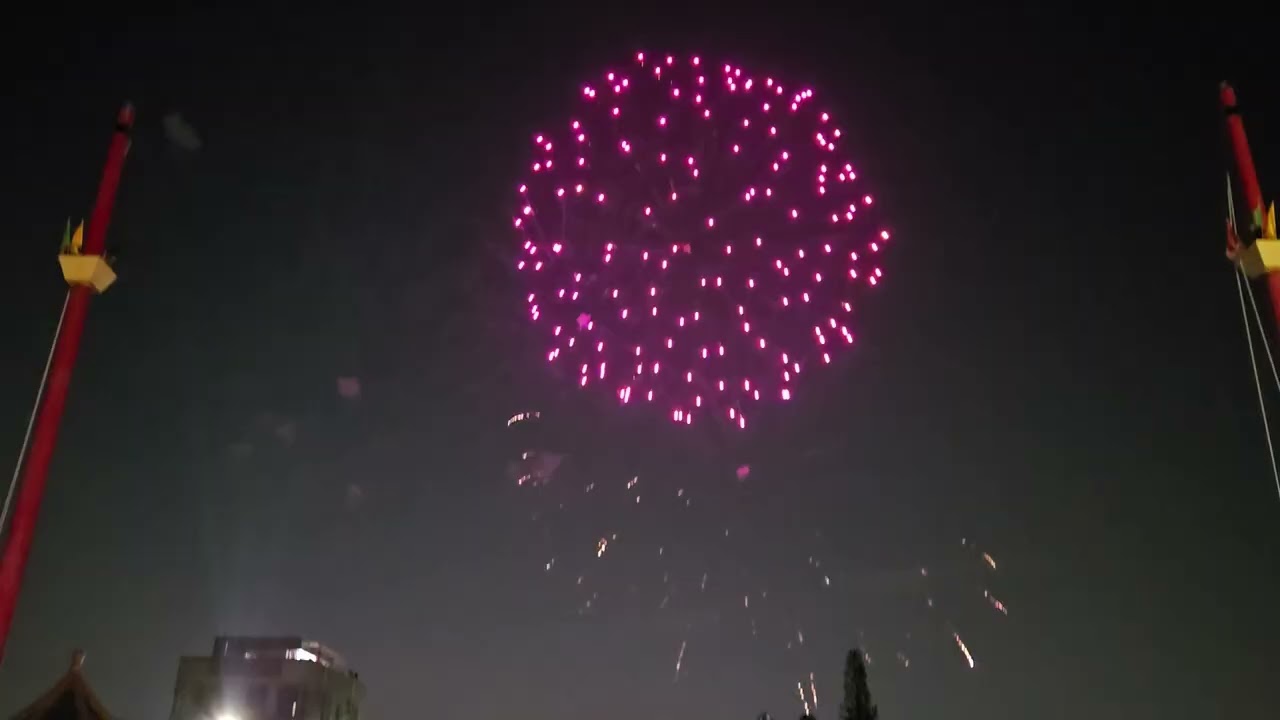 新化保生大帝廟2026年初一煙火秀