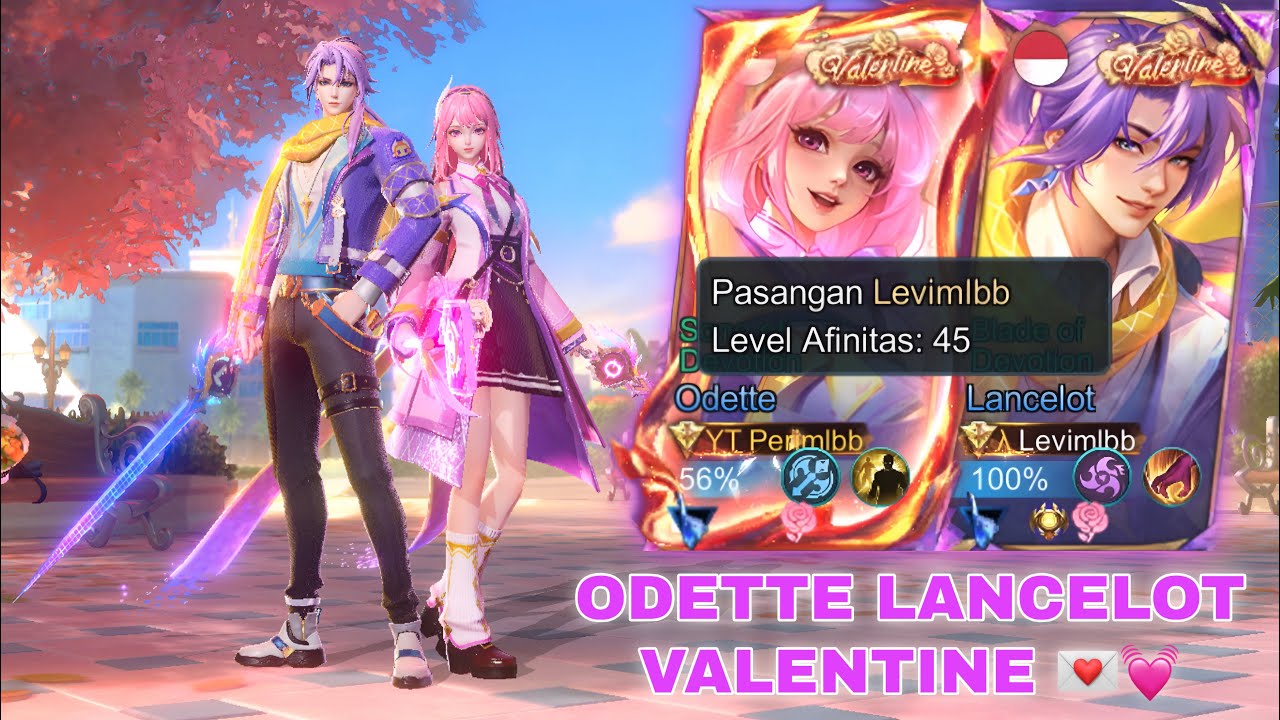 VALENTINE ODETTE LANCELOT INI TOP 1 SKIN COUPLE COYY😭