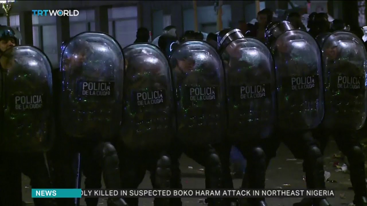 Rights groups protest for missing activist in Argentina