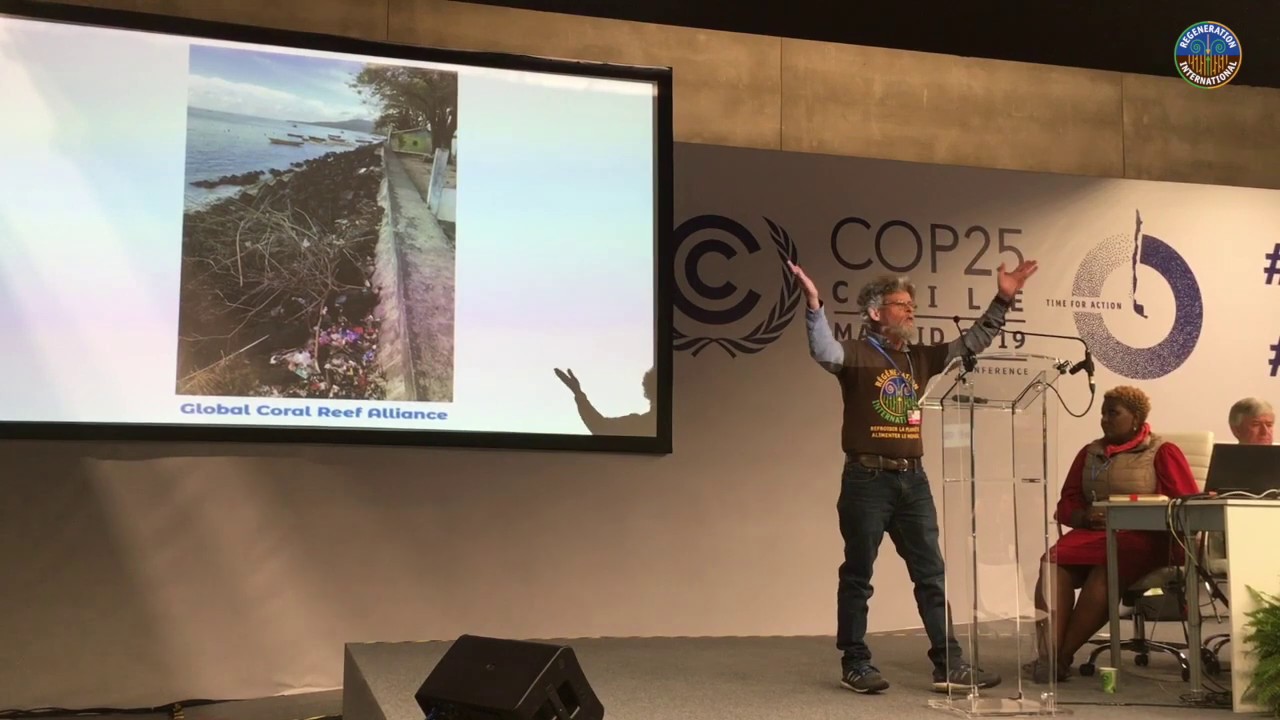 RI COP25 Side Event: Dr. Thomas Goreau Talks Regenerating Natural Ecosystems