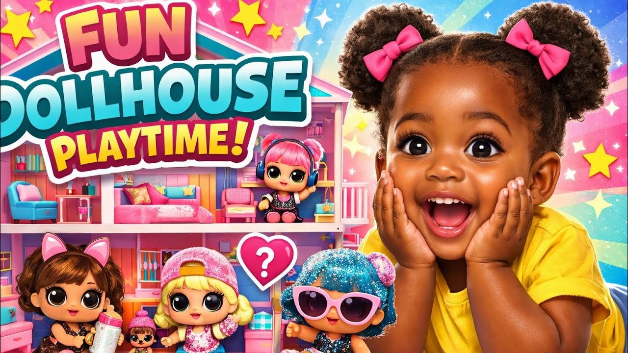 The Most Fun L.O.L Doll Playhouse Ever! 🎉 #wholesomecontent #kidsvideo #toddlerlife #familyfun 