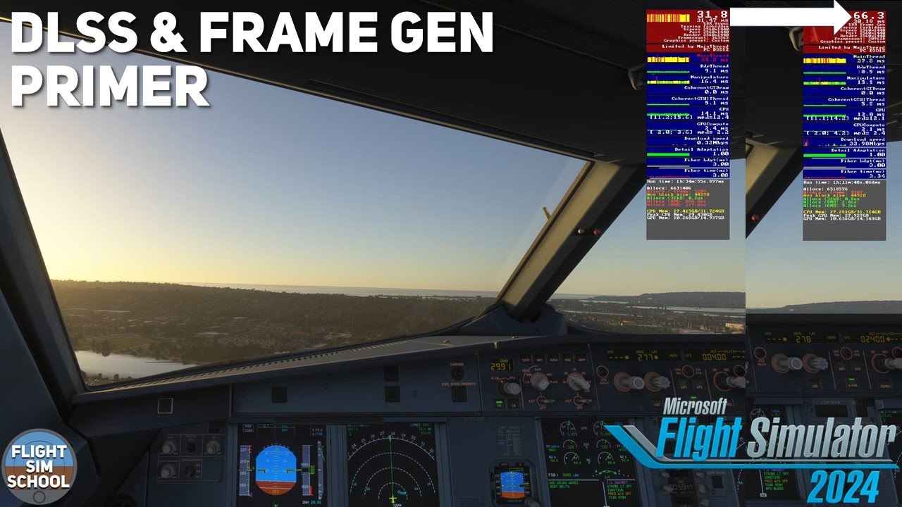 Understanding MSFS2024's DLSS & Frame Generation Options