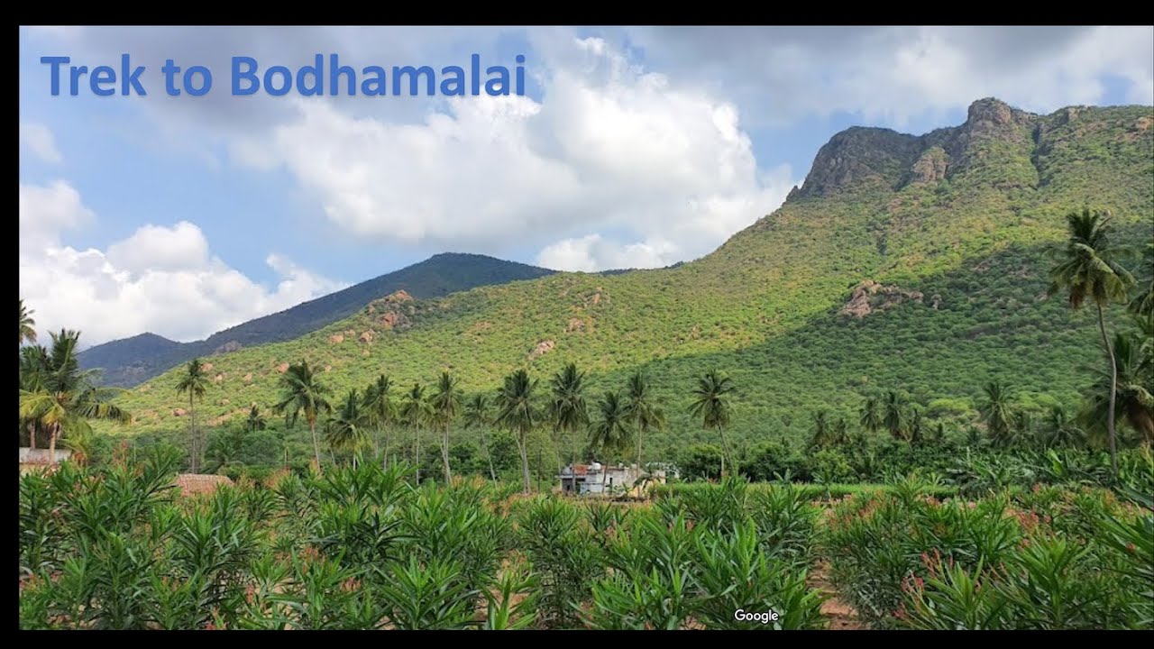 3D Trek Route of Bodhamalai Trail