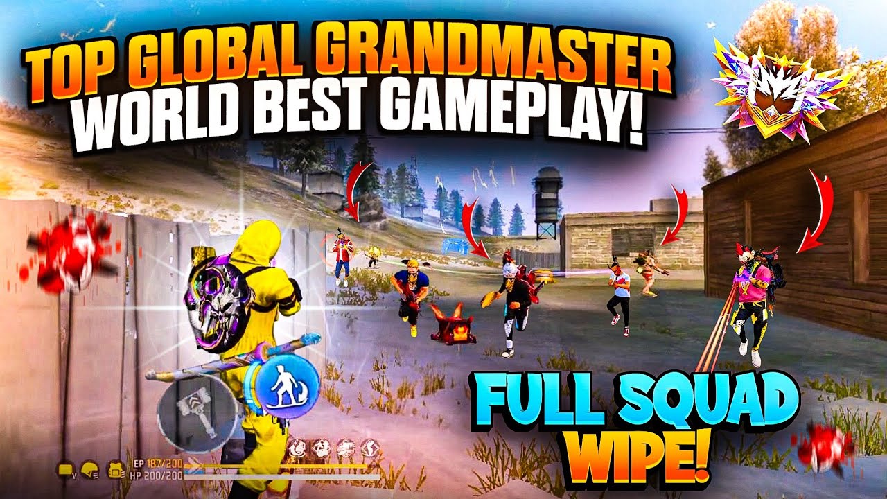 TOP GLOBAL GRANDMASTER WORLD BEST GAMEPLAY 🔥 TGB SPEED 👿