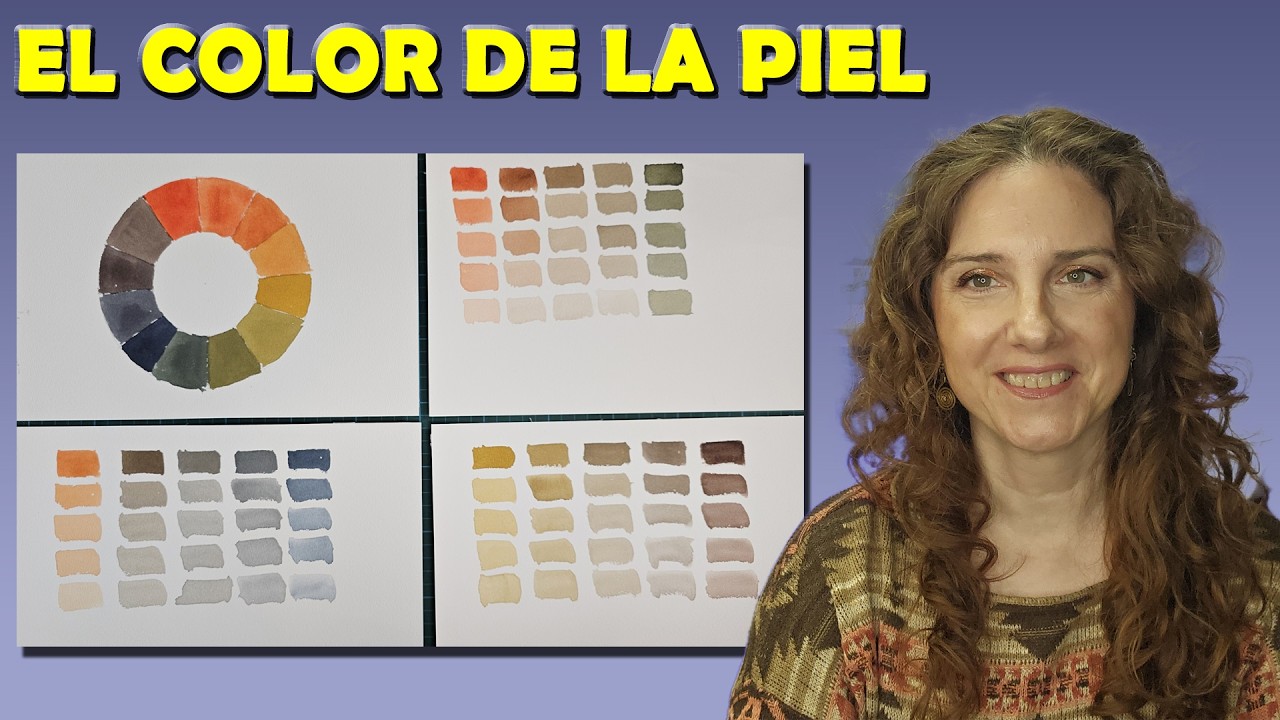 ✔ Aprende a crear tonos de PIEL REALISTAS con ACUARELA. [La paleta de ZORN]