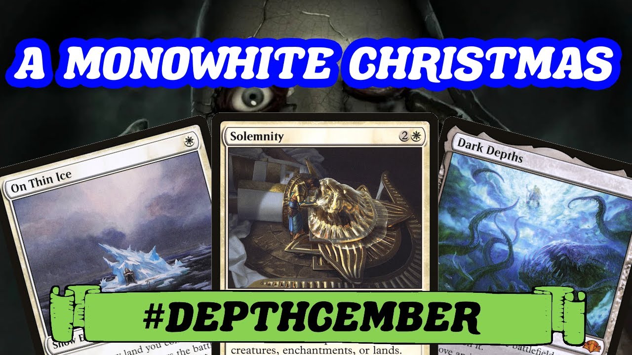 A MONOWHITE CHRISTMAS! Legacy Enchantment prison with Dark Depths Combo - Depthcember MTG