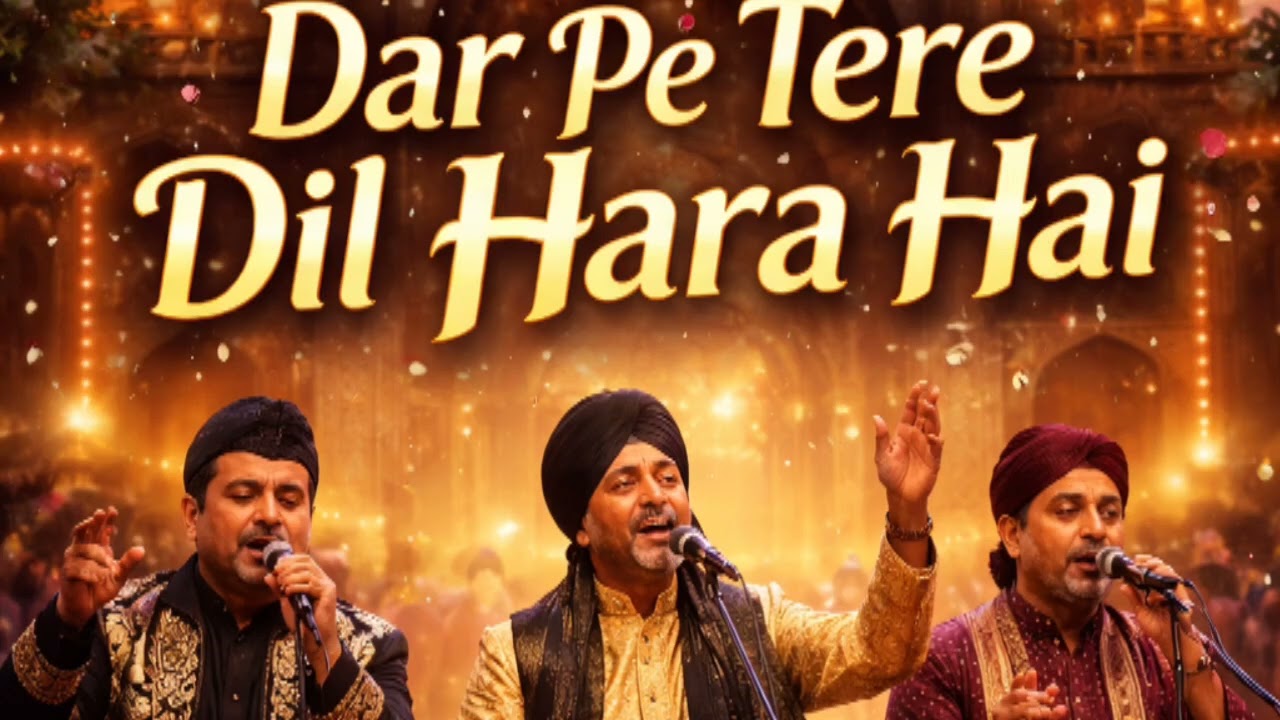 Dar pe Tere Dil Hara hai#new qawwali Hindi song#trending #bewafai #song 