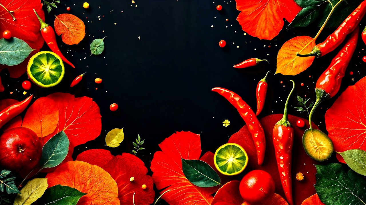 🌶️ National Chili Day 2025 🌶️ TV SCREENSAVER Copyright Free Background Video 🌶️