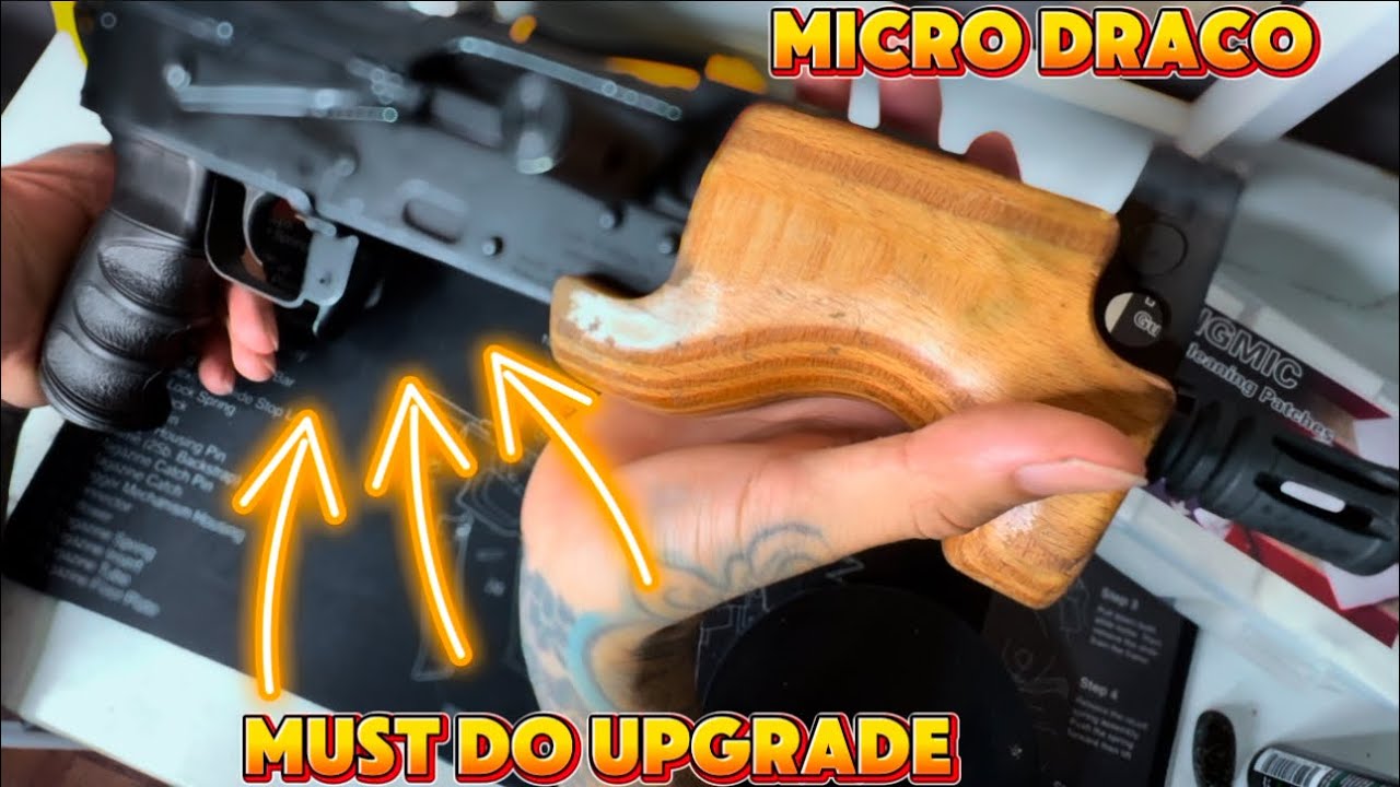 BEST UPGRADE FOR MICRO DRACO #edc #backpackgun