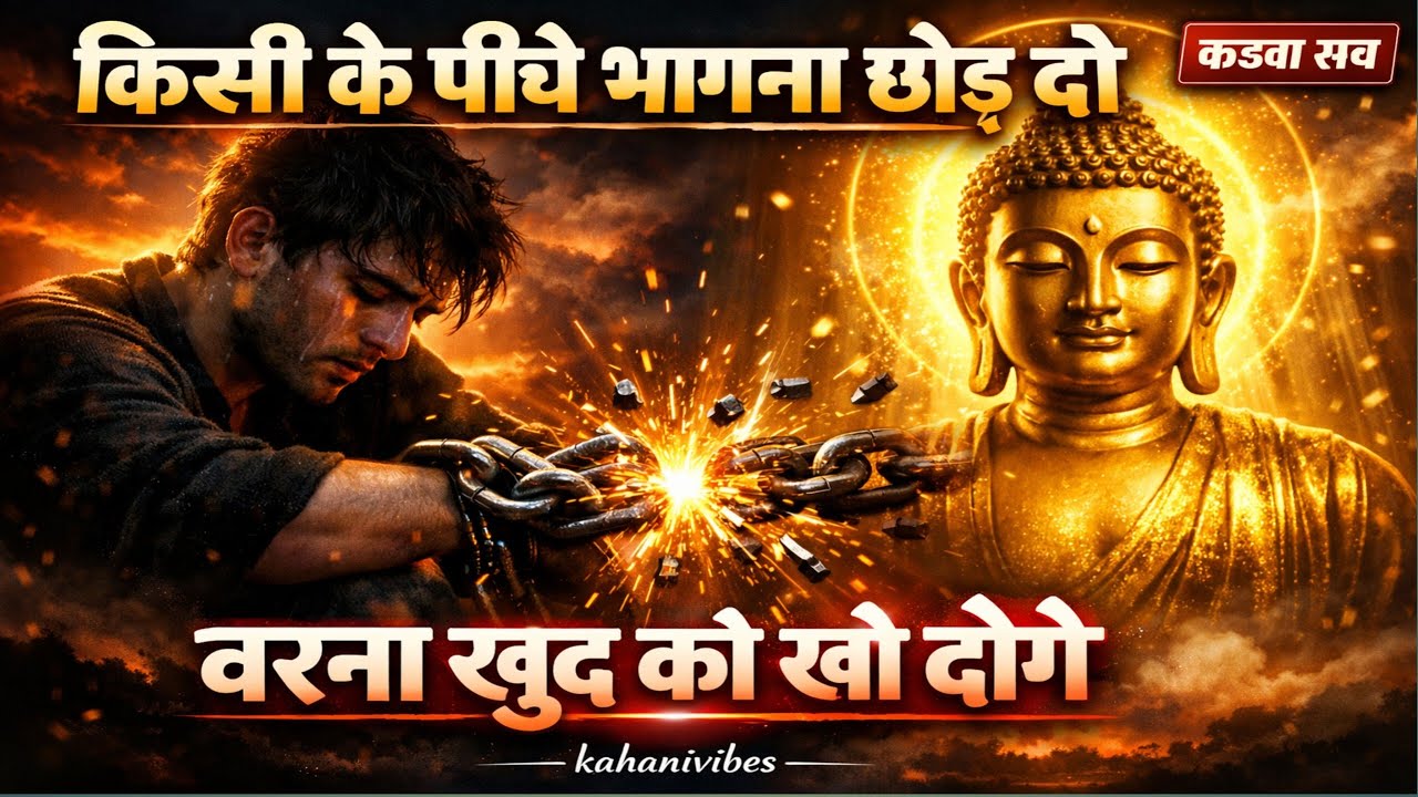 किसी के पीछे अपनी ज़िन्दगी बर्बाद मत करो | बुद्ध की 1 बात जो आँखें खोल देगी | Buddha story | #story 