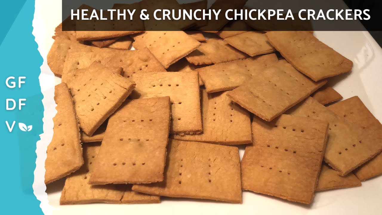 Healthy Baked Crackers Recipe 🌱 Gluten-Free Plant-Based Snacks for Kids