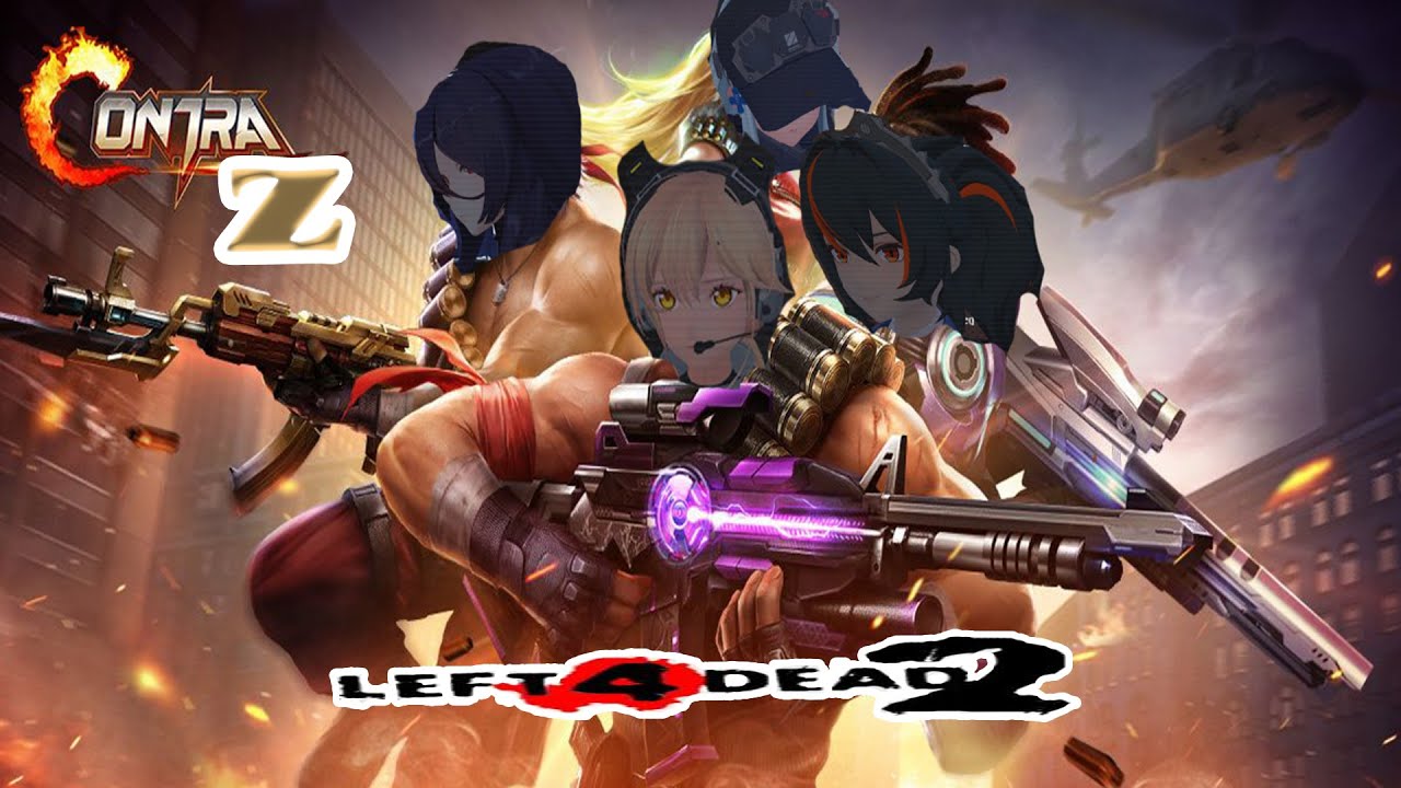 LEFT 4 DEAD 2 Anime x Weapon Mods (Contra Z map, 1st-3rd person) (CG #30)
