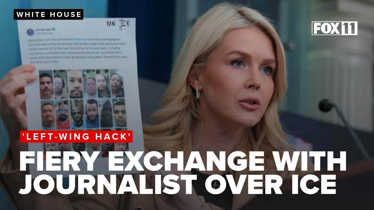 'You're a left-wing hack': Karoline Leavitt blasts reporter for comments on Renee Good ICE shooting