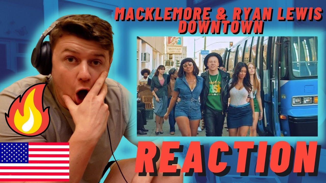 First Time Listening Macklemore & Ryan Lewis - Downtown - IRISH REACTION