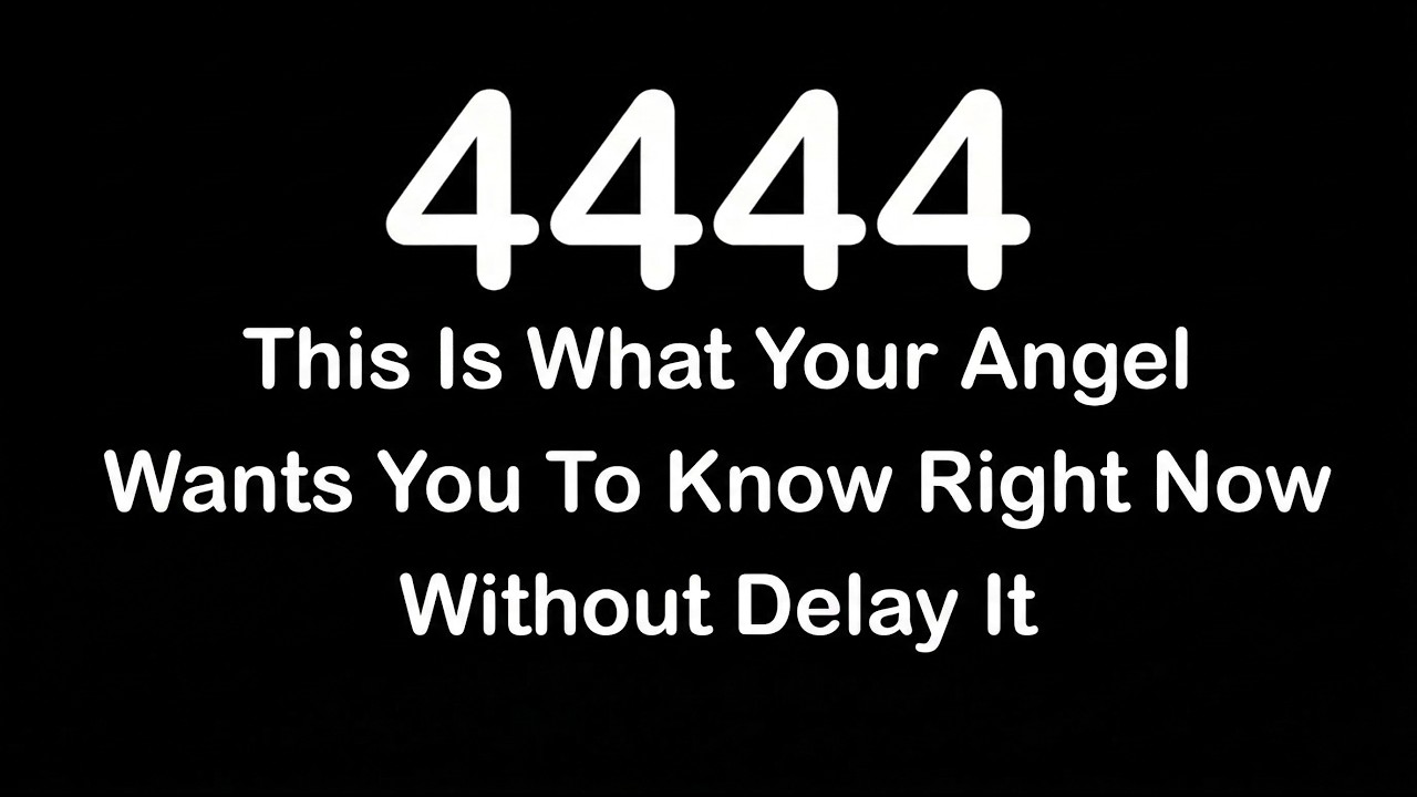 ✨4444👼This Is What Your Angel Wants You To Know Right Now Without Delay It 💫🦋🌊 @Legendary_Quotess