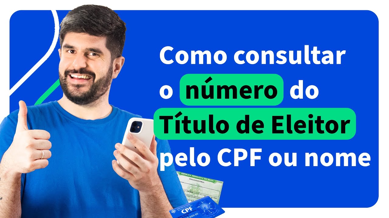 Como Saber o Número do Meu Título de Eleitor pelo CPF ou Nome? - Acordo Certo