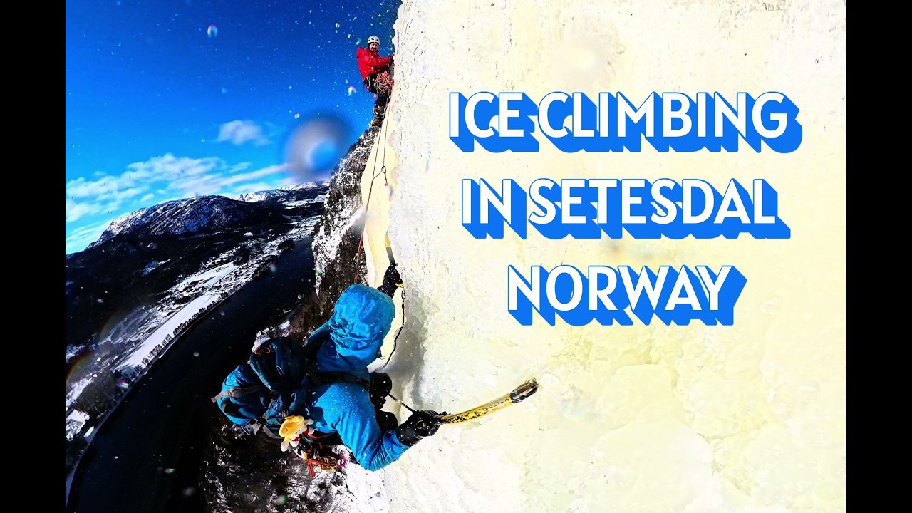 Ice climbing in Setesdal, Norway, February 2026