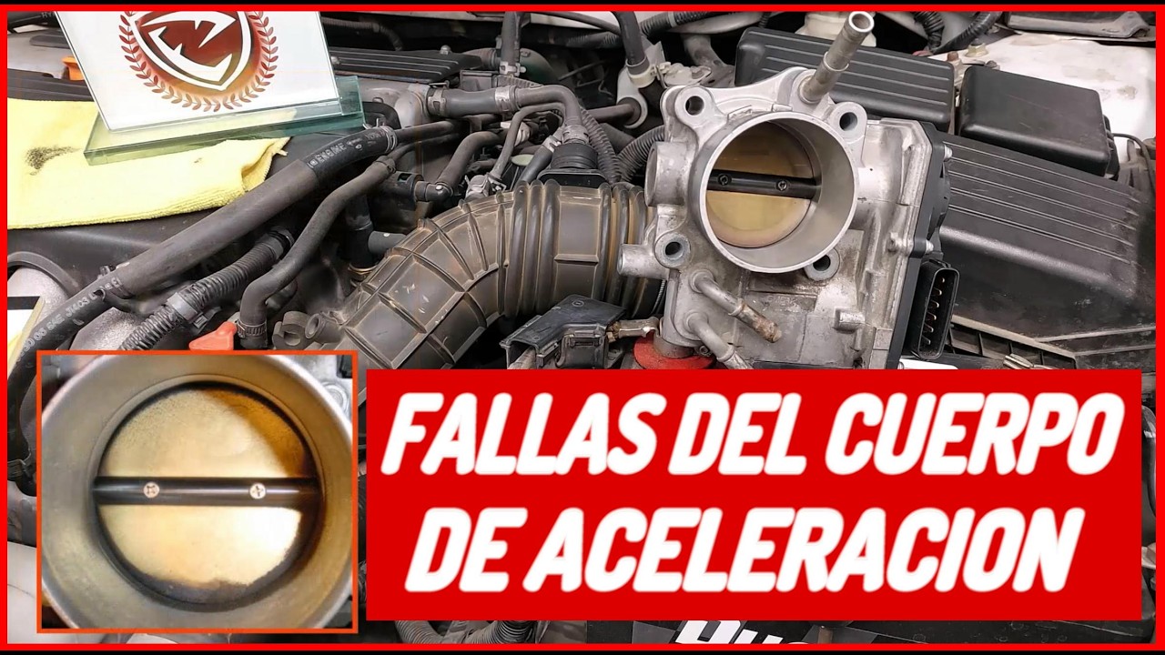 Sintomas que indican que el cuerpo de aceleracion esta sucio o esta fallando.