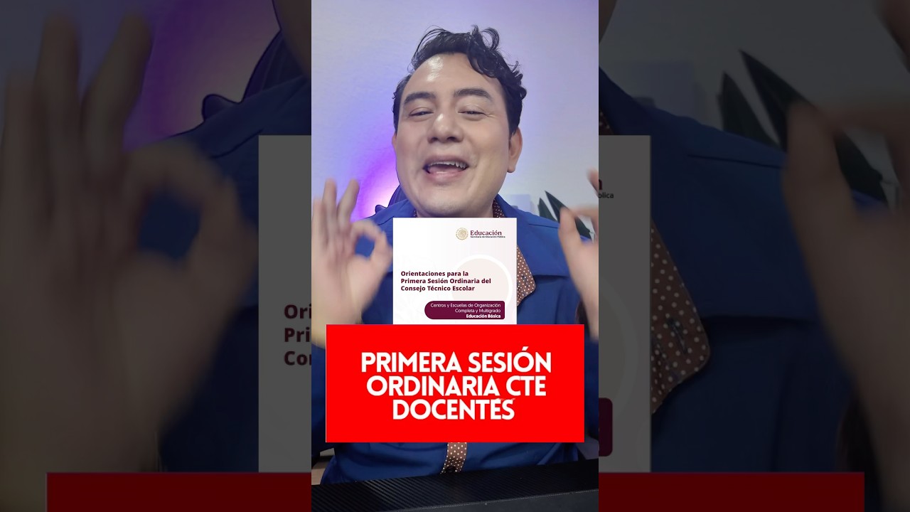 PRIMERA SESIÓN DE CTE | DOCENTES | SEPTIEMBRE 2025 