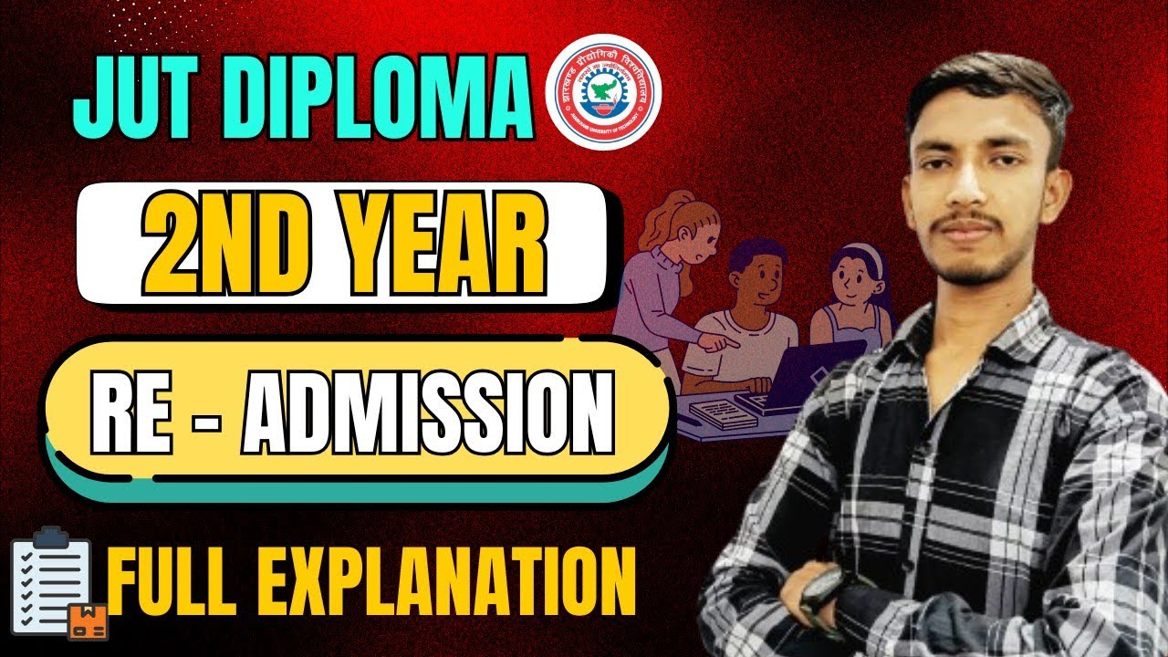 JUT Diploma 2nd Year Readmission Full Process||2nd year Admission full Explanation By Pawan kumar