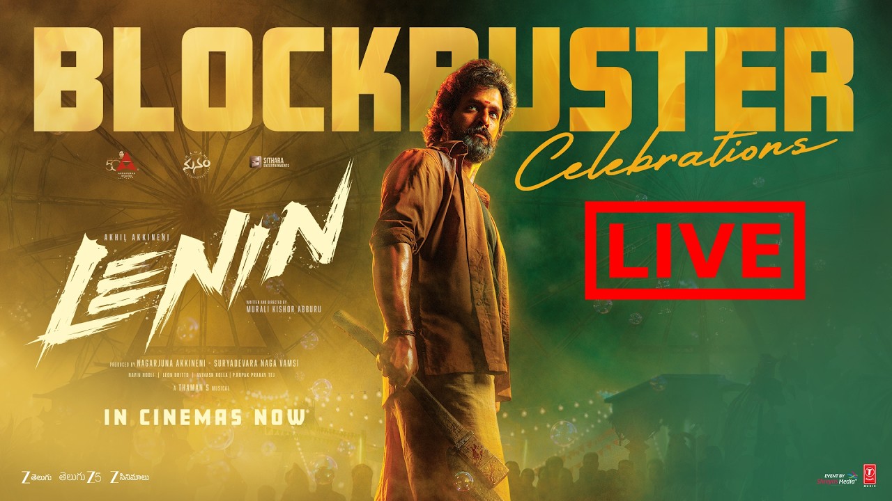 LENIN Blockbuster Celebrations Live | Guntur | Akhil Akkineni | Bhagyashri Borse |Annapurna Studios