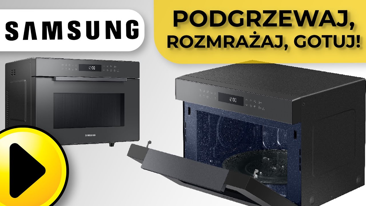 Kuchenka mikrofalowa SAMSUNG BESPOKE MC35R8058CC | Wideoprezentacja