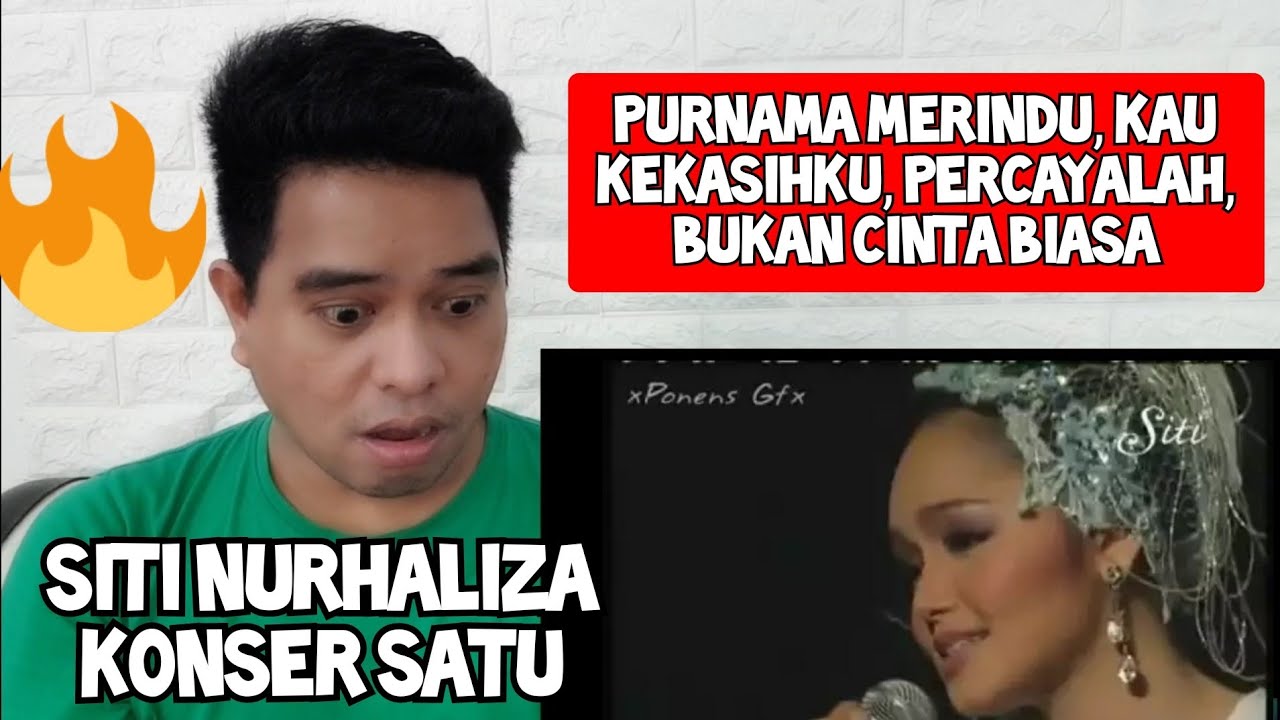 [KUPAS] SITI NURHALIZA - PURNAMA MERINDU, KAU KEKASIHKU, PERCAYALAH, BUKAN CINTA BIASA (Reaction)