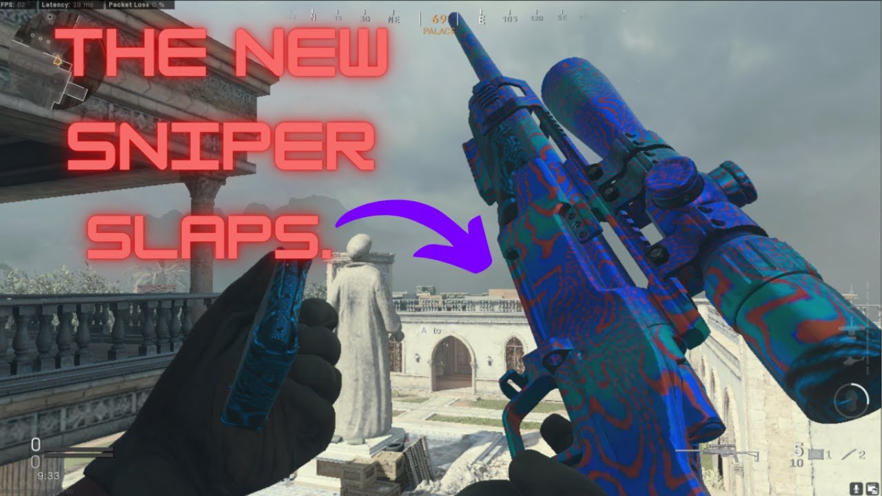 The new sniper SP-R 208  (R700) slaps / damascus R700 COD: Modern Warfare #ModernWarfare #snipe