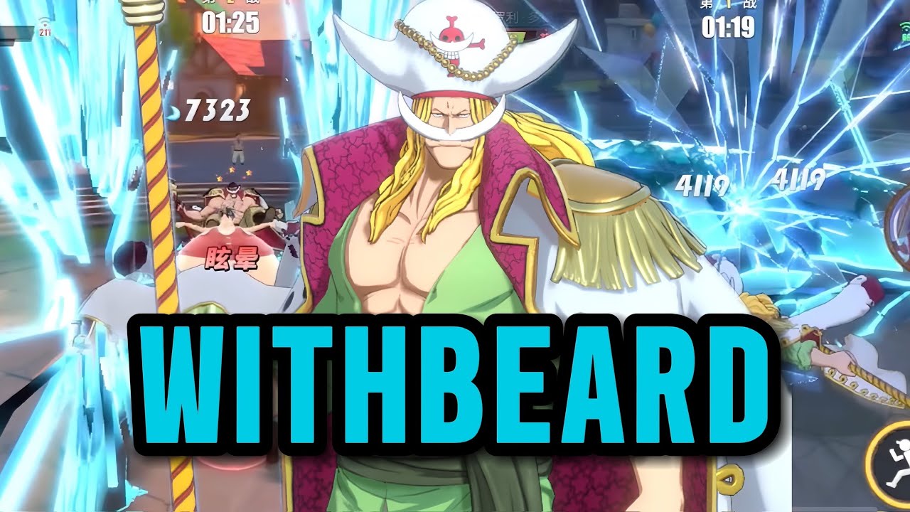 ون بيس فايتنغ باث تجربه شخصية اللحيه البيضاء الشاب#onepiece