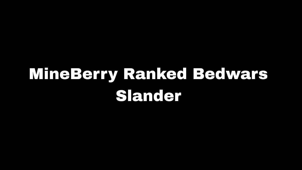 Mineberry Rbw Slander