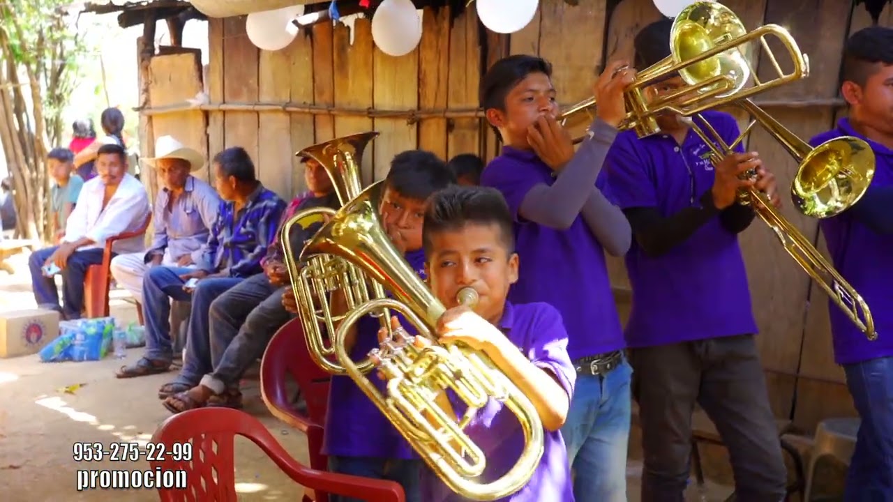 Asi suéna la Banda de San Miguel Tejalpan Guerrero, puros niños chingones