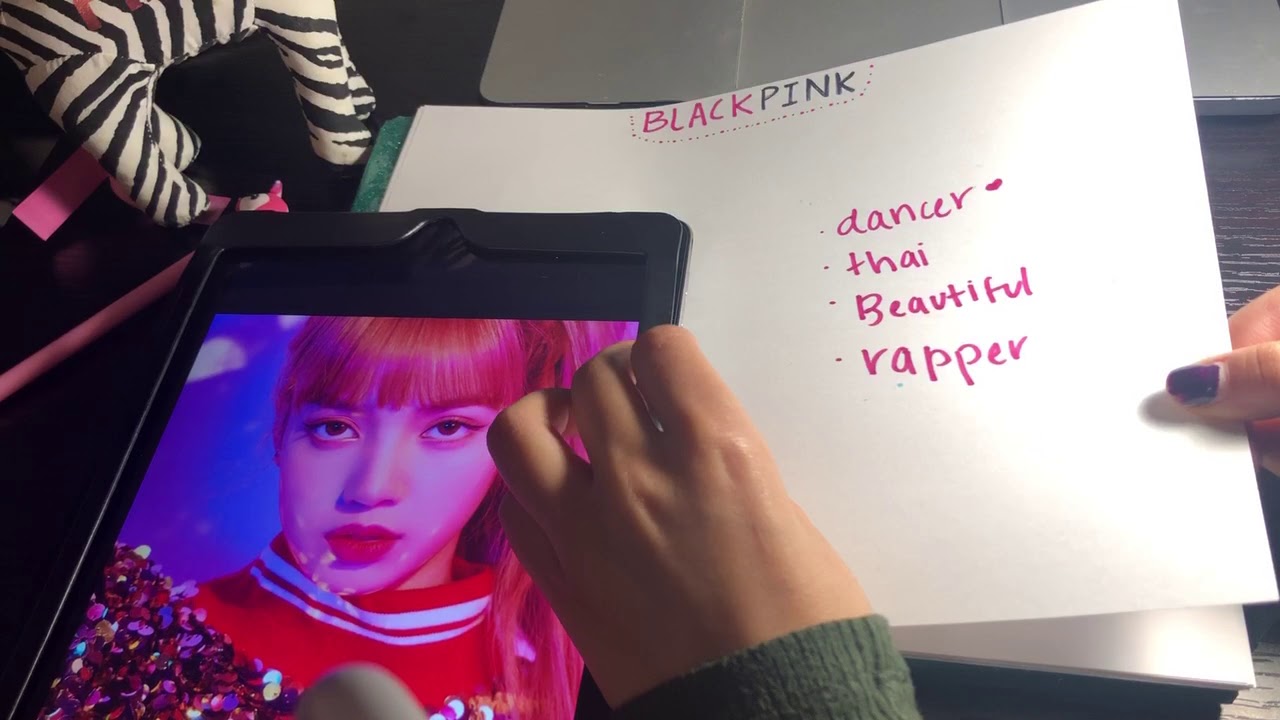 ASMR writing down my Kpop bias!
