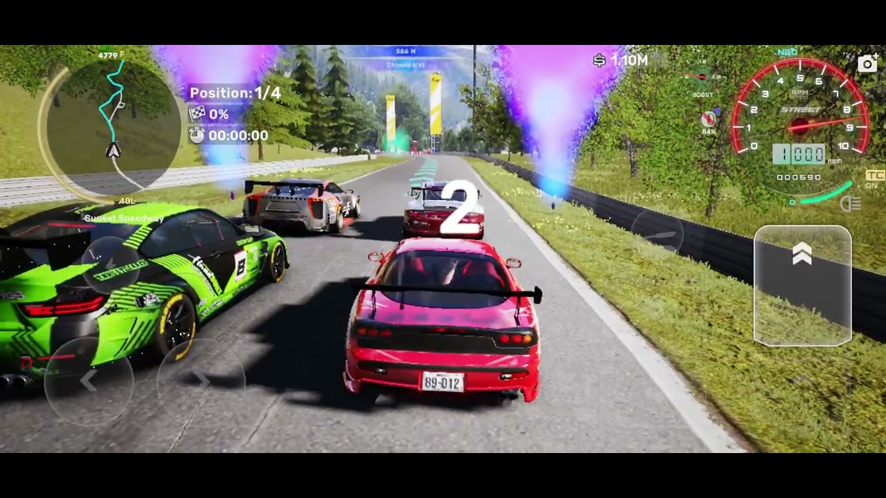 Racing and drifting Fast and furious 1 cars 