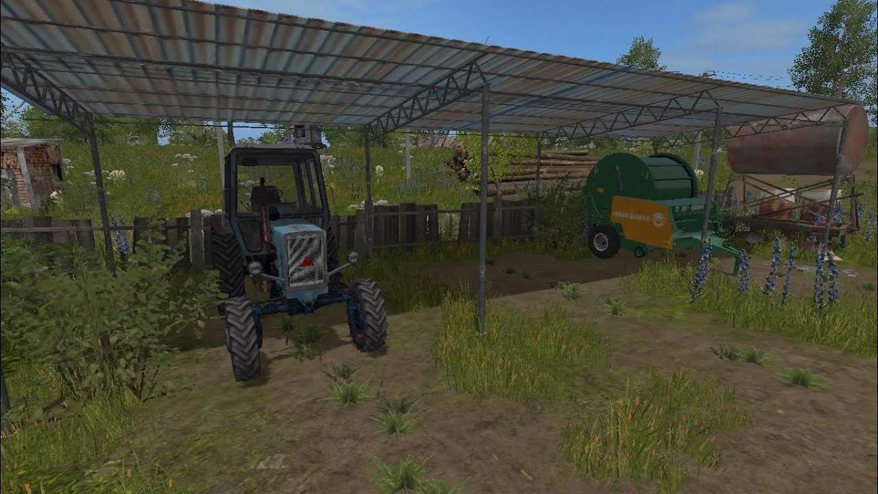 [РП] farming simulator 17 село Шевченкове купили техніку і зкультивували поле