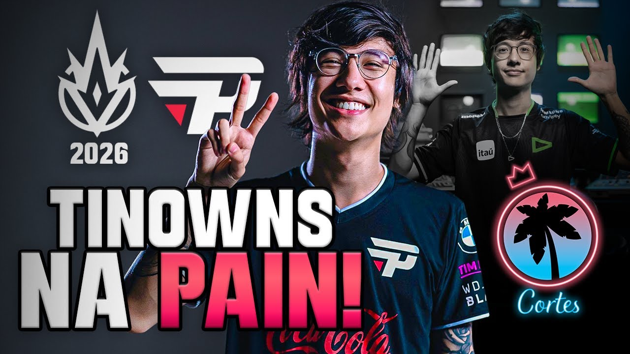 BOMBA! TINOWNS VAI JOGAR NA PAIN GAMING NO CBLOL 2026