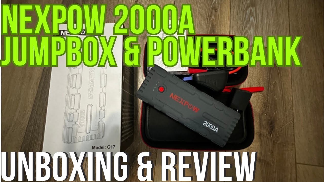 Unboxing and Review: N2000A Jumpbox & power bank Amazon must haves