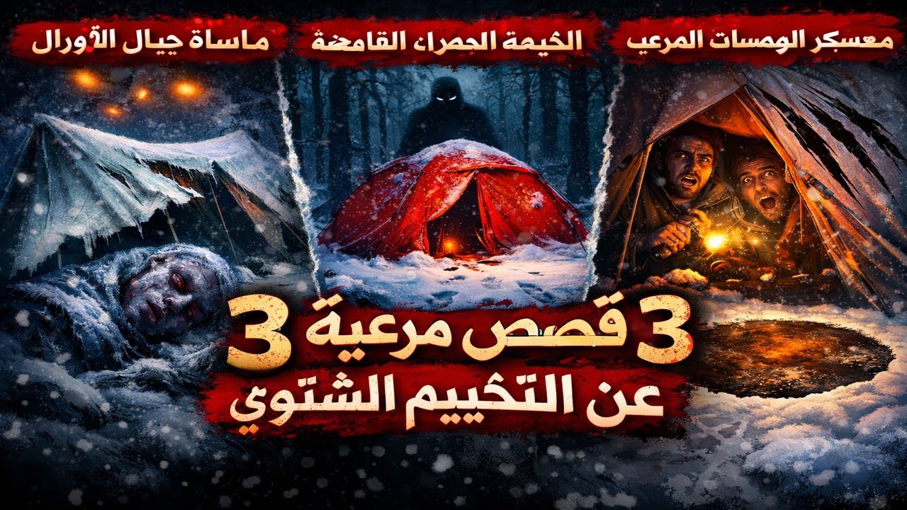 3 قصص رعب حقيقية من التخييم الشتوي... الثالثة ستصدمك! 🏔️❄️