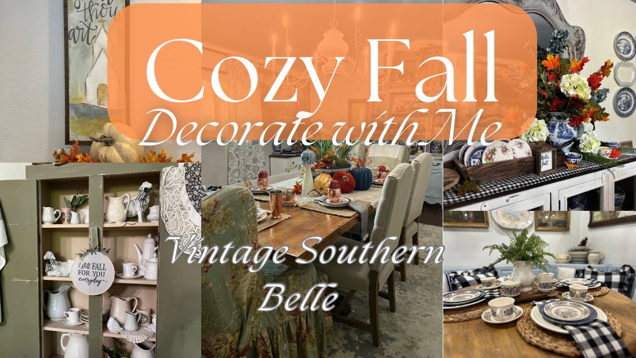 Cozy Fall Decorate with Me. Fall 2024 Decorations. Fall Mantle Ideas