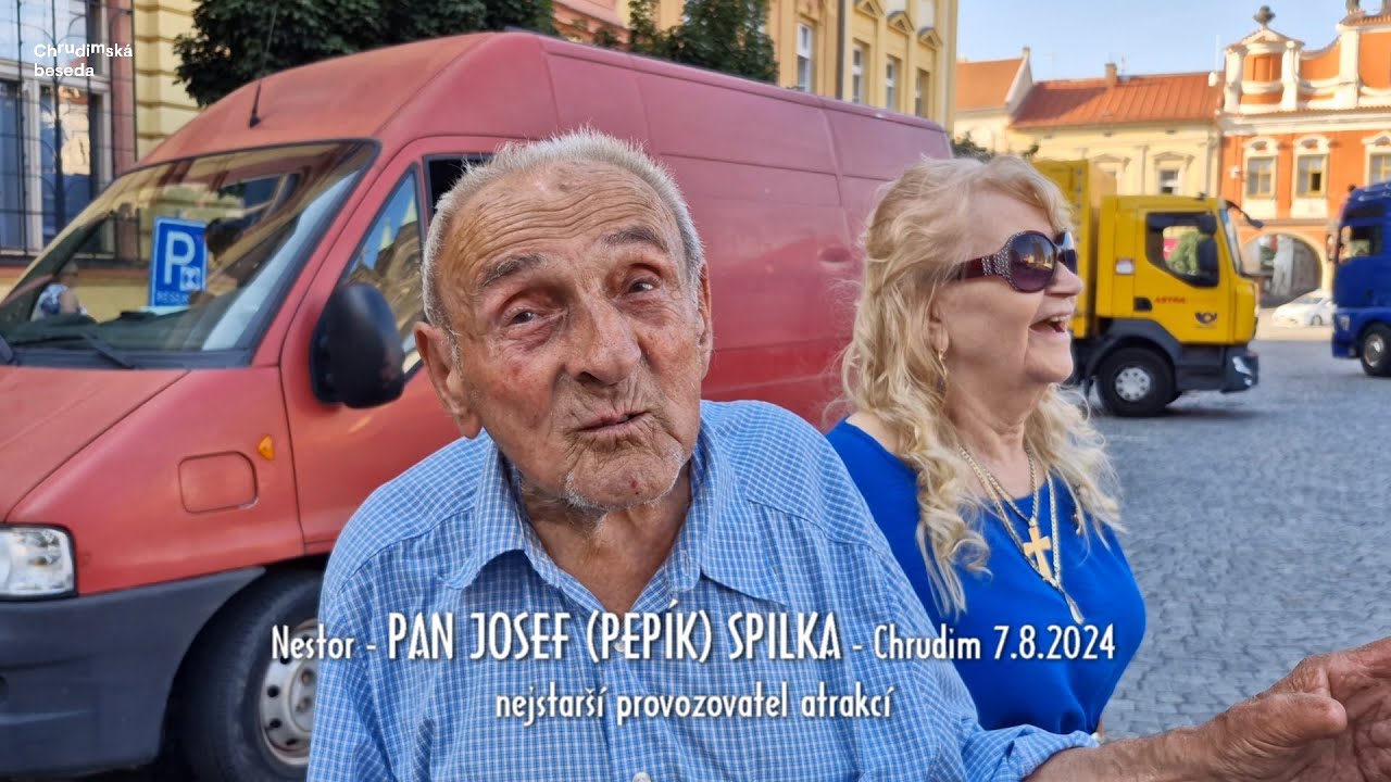 Nestor CHRUDIMSKÝCH SALVÁTORSKÝCH POUTÍ - Pan Josef (Pepík) Spilka - Chrudim 7.8.2024