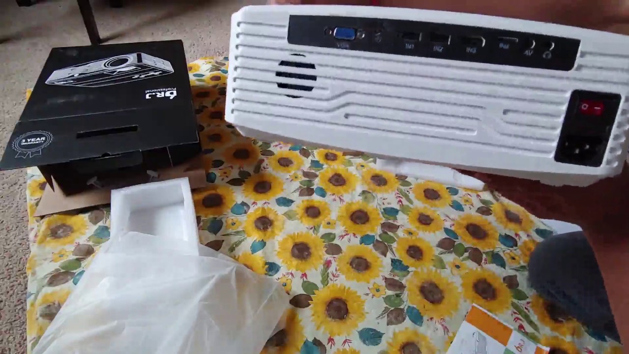 DR  J Professional 6800Lumens LCD Projector Review, Great Quality and Sound