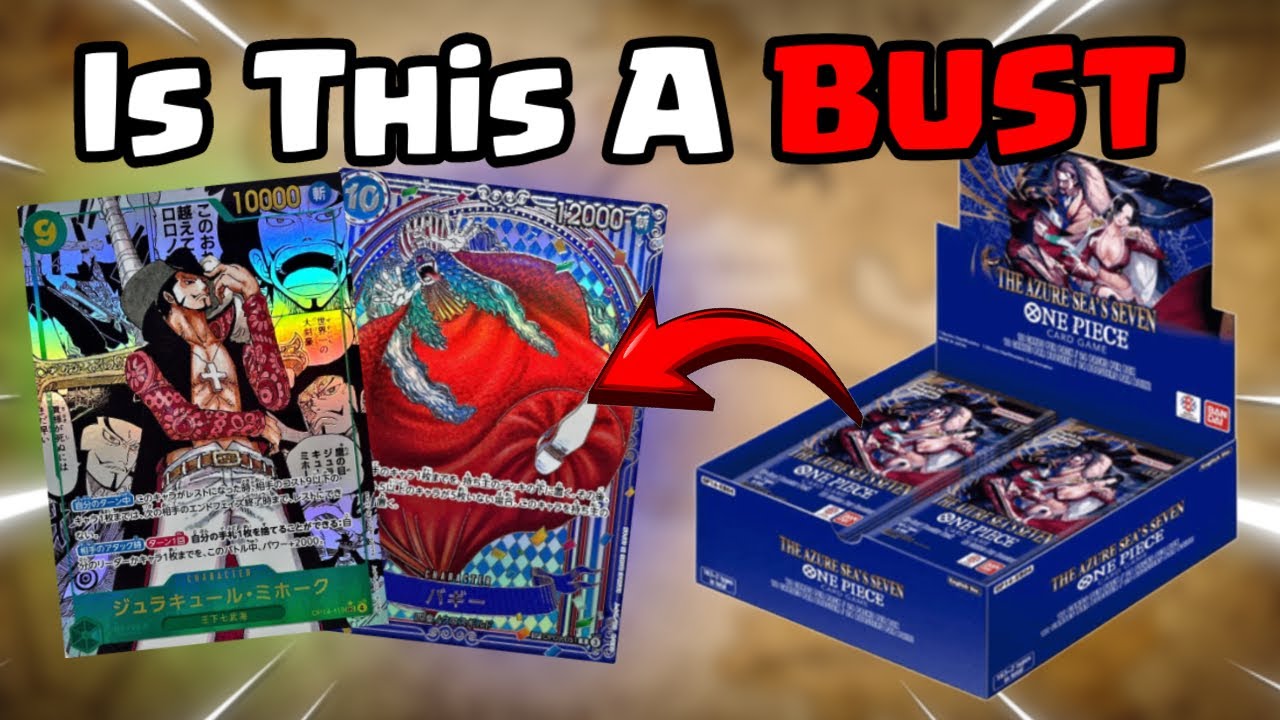 Unboxing My First OP-14 Azure Sea Seven Booster Box! (One Piece TCG)