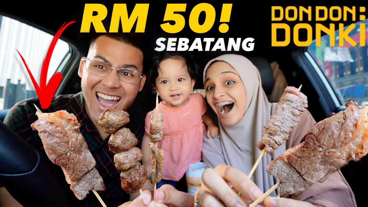 Aku beli SEMUA jenis WAGYU SKEWER! supaya korang tak membazir!