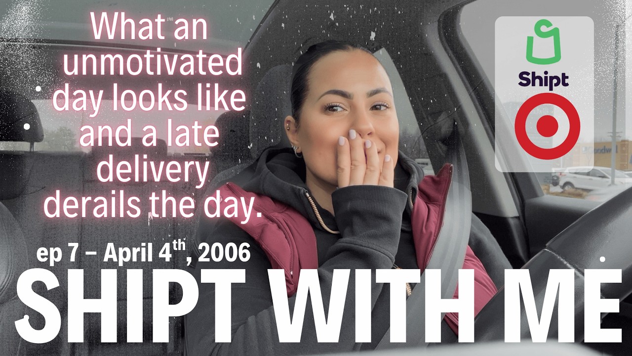 Shop 'til my debt drops - a late delivery and an unmotivated day - Shipt with Me ep 7
