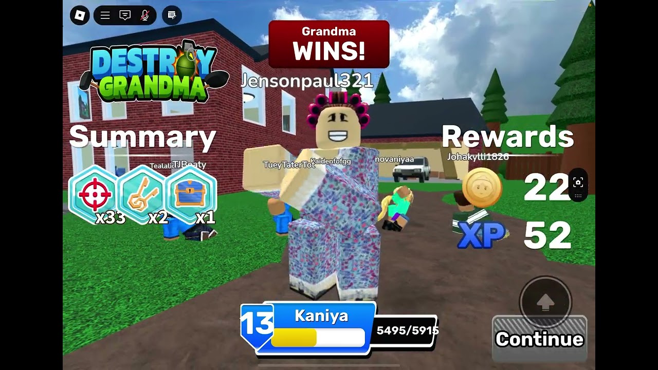ROBLOX!! Let’s Destroy Granny🤷🏾‍♀️😂
