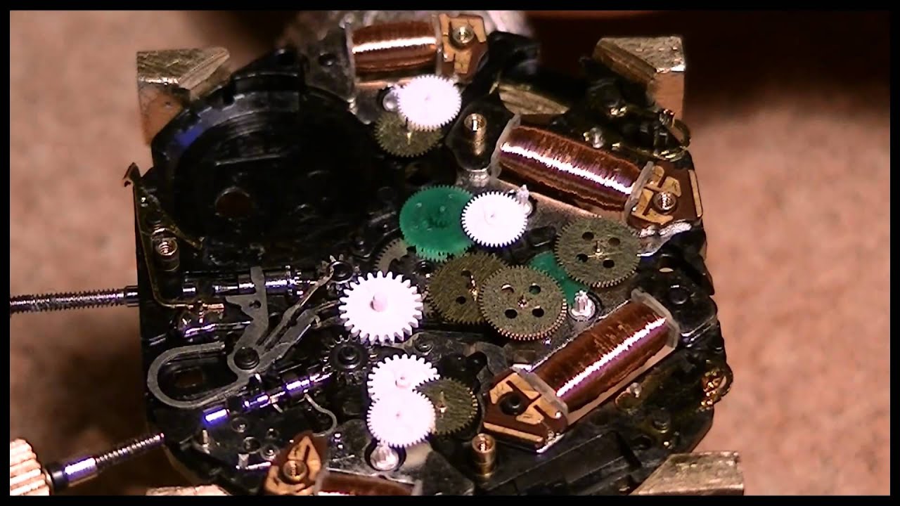 How to disassemble a 7T32 movement - Part 6