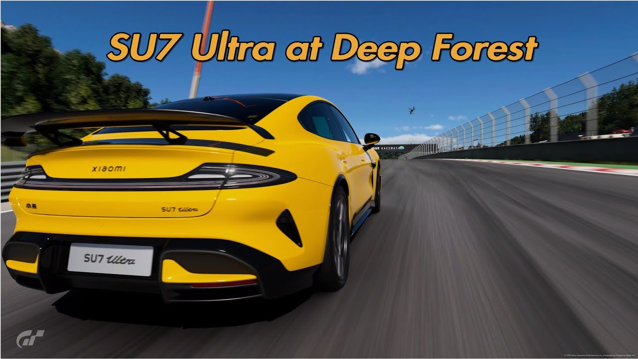 Xiaomi SU7 at Deep Forest Raceway